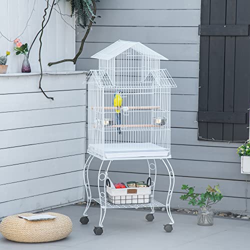 <think>
Okay, the user provided a product title in French for a bird cage and wants it optimized based on specific SEO e